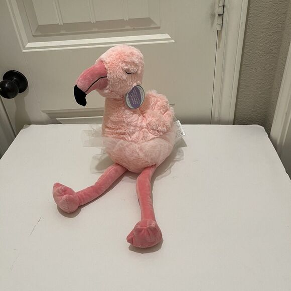 Cozy Hugs Jumbo 18” Soothing Aromatherapy Hot Cold Buddy Soft Flamingo Plush - Picture 2 of 10
